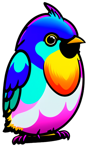 Ricarten - Pájaro Sticker
