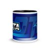 Taza de Jotavela Azul y negro frontal