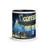 Taza Coffee Shop negra frontal