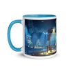Taza Coffee Shop azul izquierda