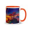 Taza FreeTuneFlow naranja derecha