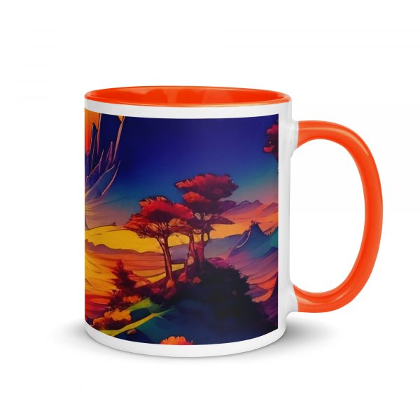 Taza FreeTuneFlow naranja derecha