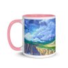Taza Anime Landscape rosa izquierda