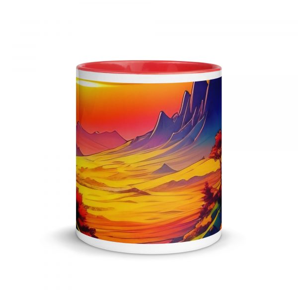 Taza FreeTuneFlow roja frontal