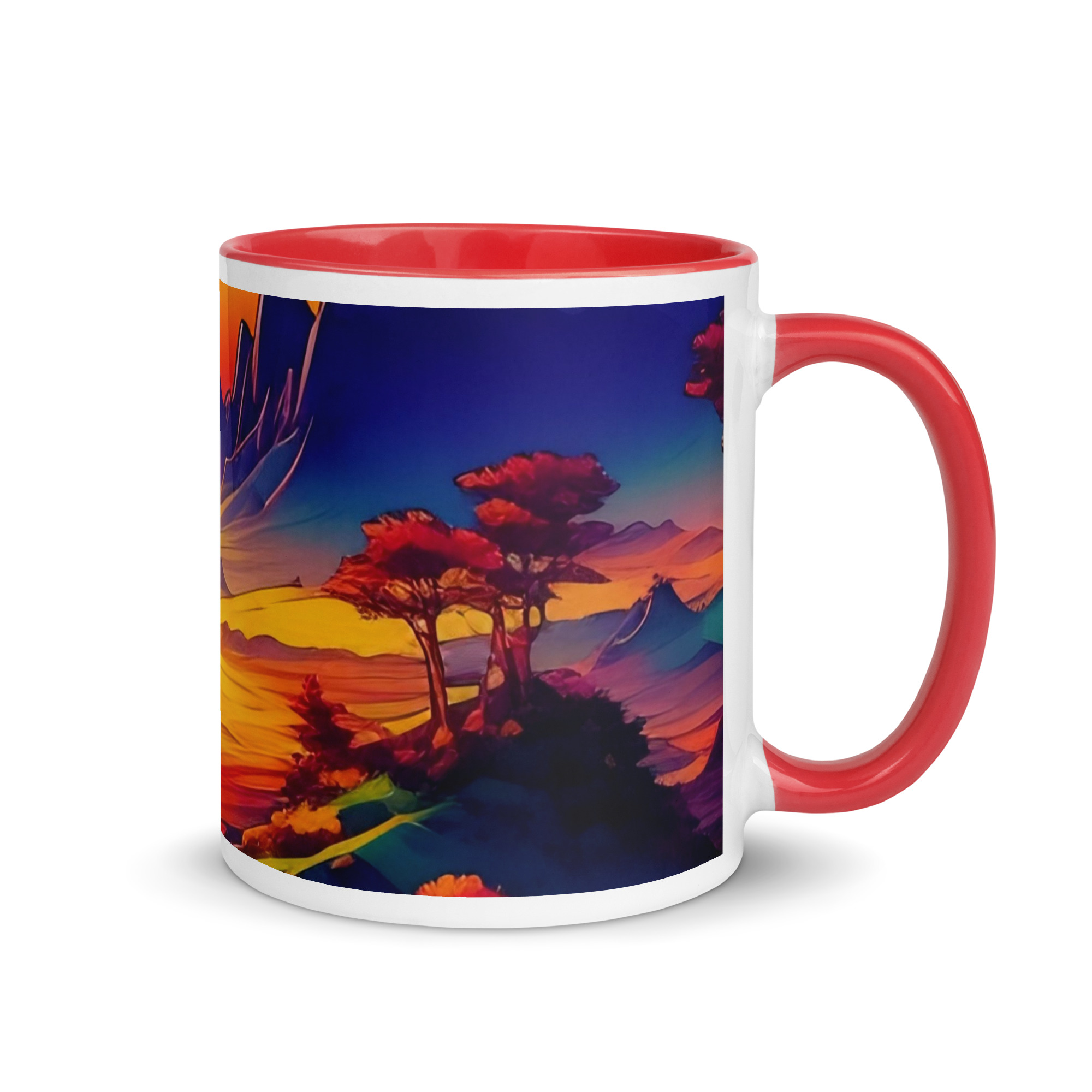 Taza FreeTuneFlow roja derecha